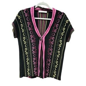 SKOVHUUS Denmark Merino Wool Blend Open Front‎ Cardigan Sweater XL